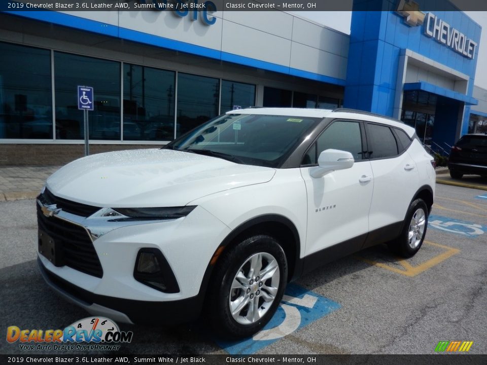 2019 Chevrolet Blazer 3.6L Leather AWD Summit White / Jet Black Photo #1