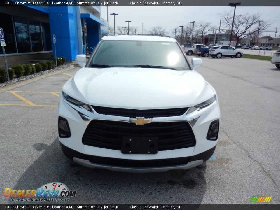 2019 Chevrolet Blazer 3.6L Leather AWD Summit White / Jet Black Photo #2