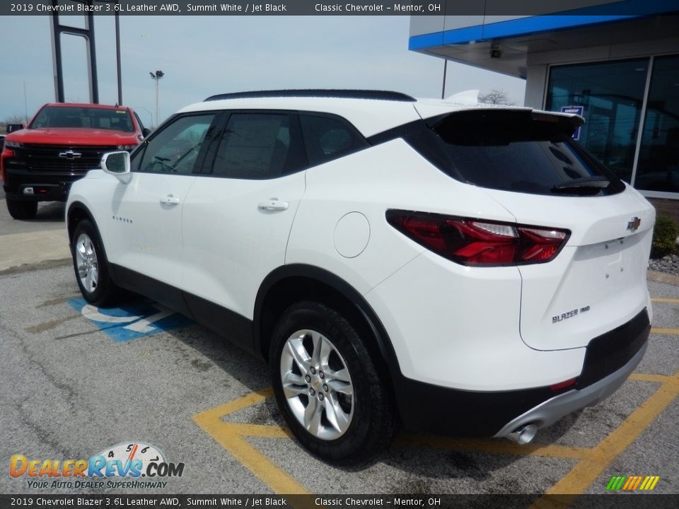 2019 Chevrolet Blazer 3.6L Leather AWD Summit White / Jet Black Photo #5