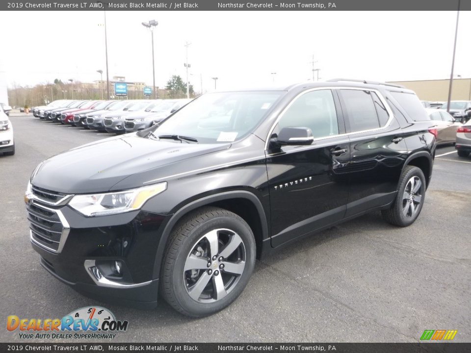 2019 Chevrolet Traverse LT AWD Mosaic Black Metallic / Jet Black Photo #1