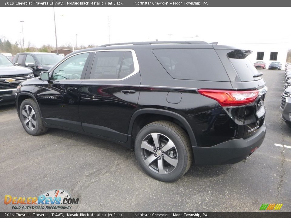 2019 Chevrolet Traverse LT AWD Mosaic Black Metallic / Jet Black Photo #3