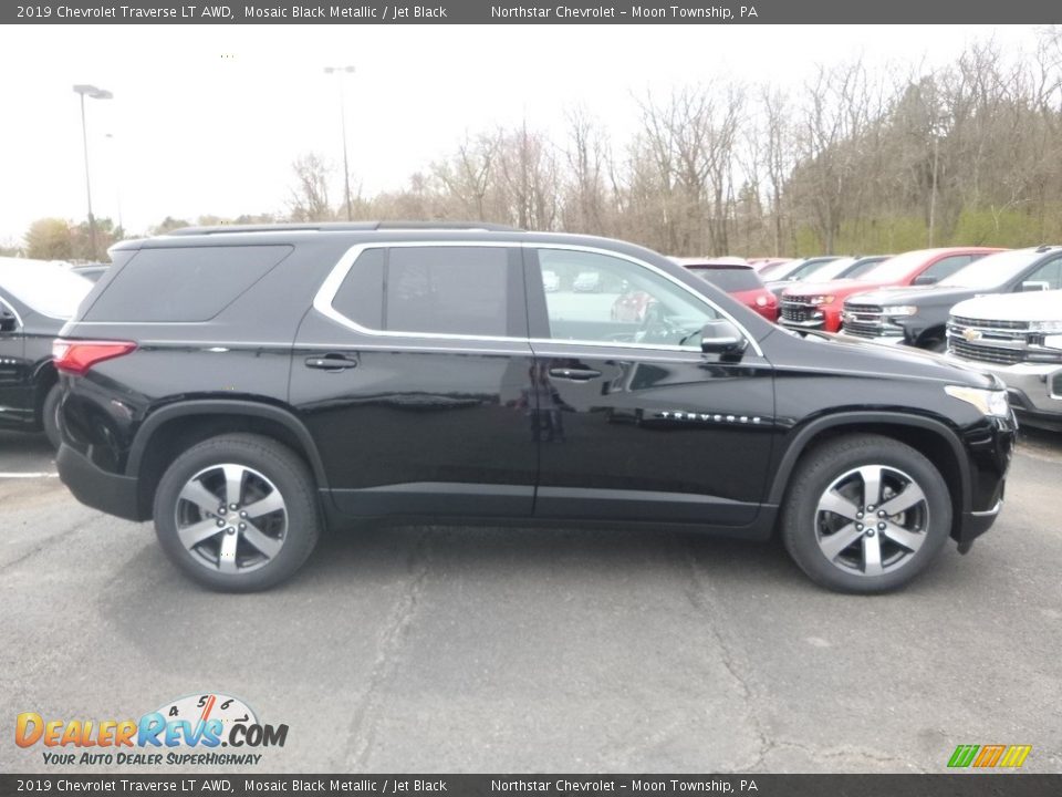 2019 Chevrolet Traverse LT AWD Mosaic Black Metallic / Jet Black Photo #6