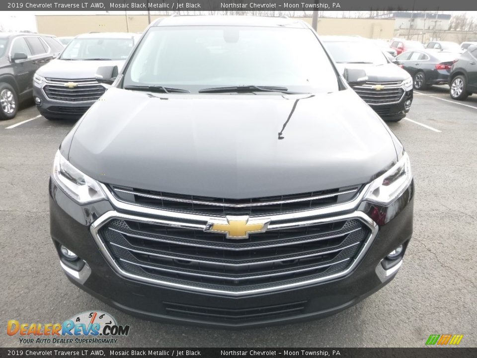 2019 Chevrolet Traverse LT AWD Mosaic Black Metallic / Jet Black Photo #8