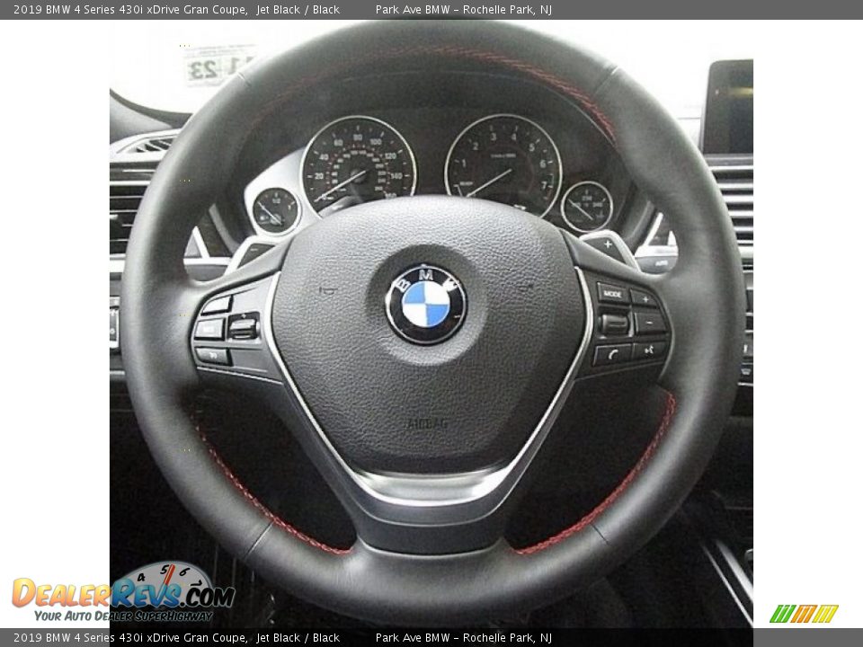 2019 BMW 4 Series 430i xDrive Gran Coupe Jet Black / Black Photo #20