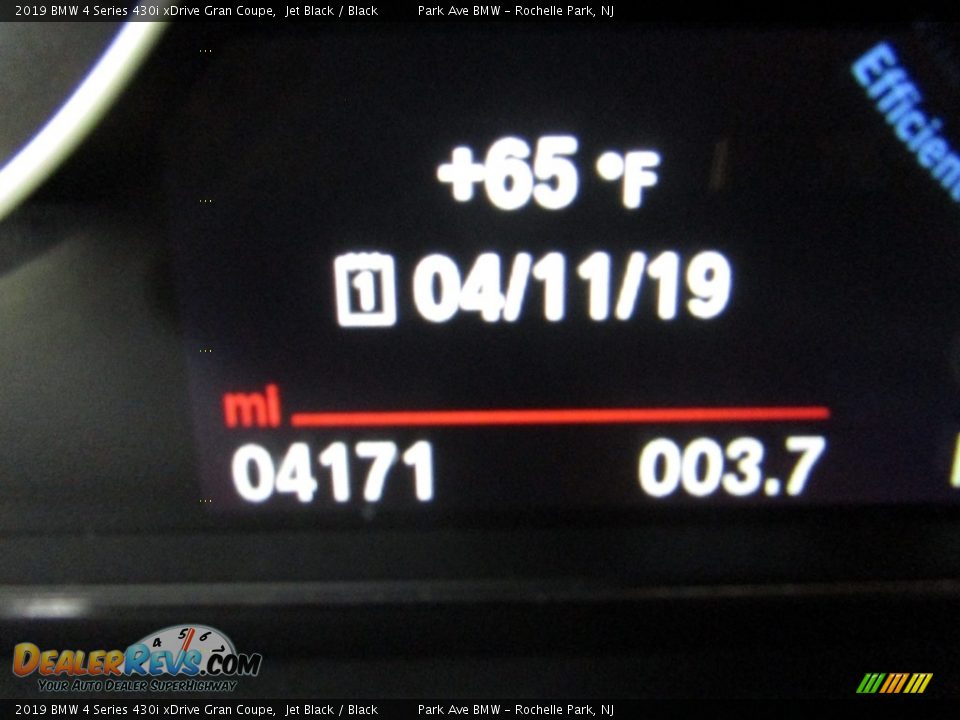 2019 BMW 4 Series 430i xDrive Gran Coupe Jet Black / Black Photo #21