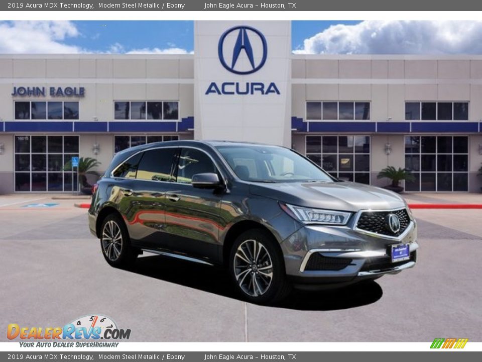 2019 Acura MDX Technology Modern Steel Metallic / Ebony Photo #1