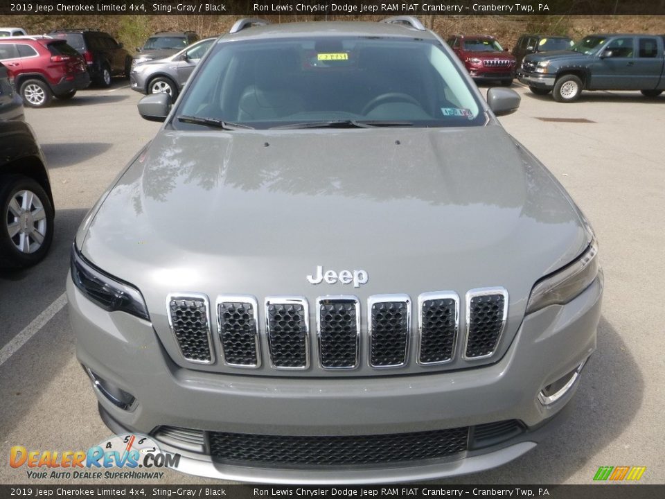 2019 Jeep Cherokee Limited 4x4 Sting-Gray / Black Photo #8