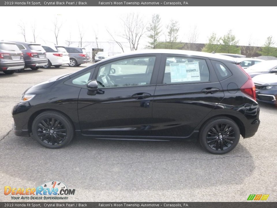 Crystal Black Pearl 2019 Honda Fit Sport Photo #2