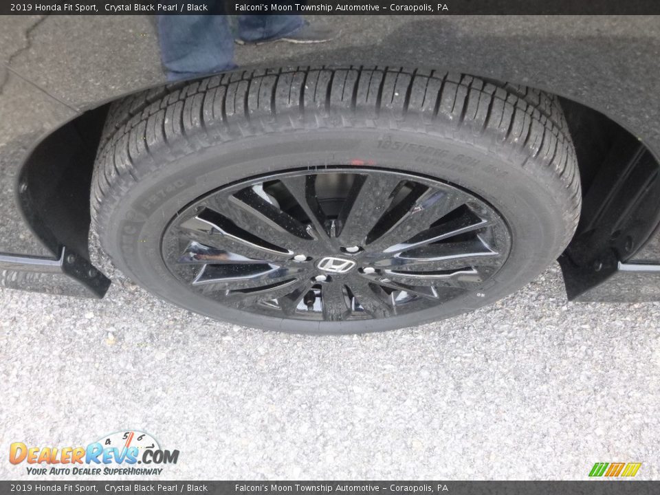 2019 Honda Fit Sport Crystal Black Pearl / Black Photo #8