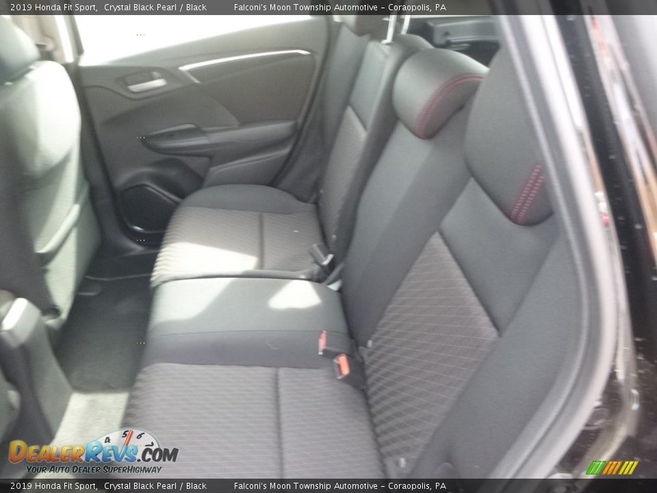 2019 Honda Fit Sport Crystal Black Pearl / Black Photo #10