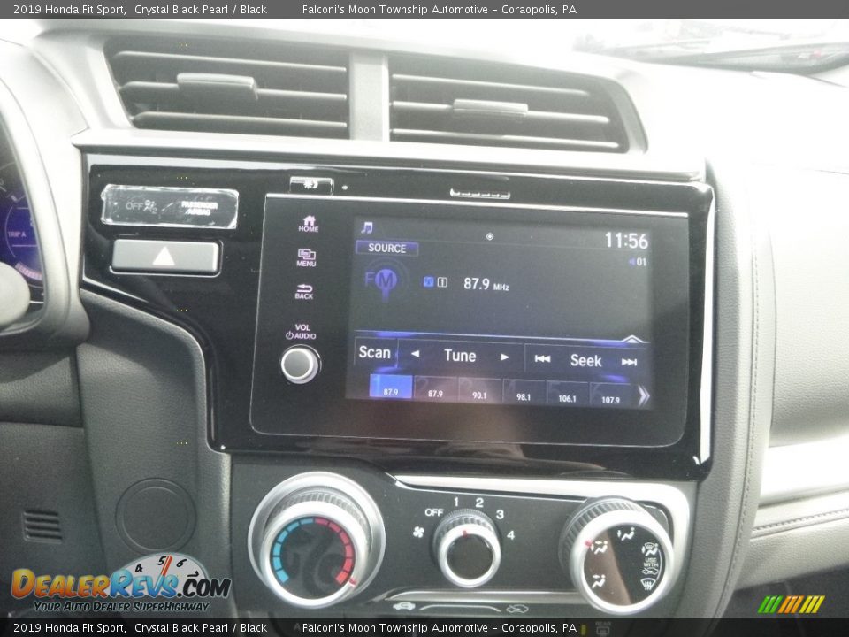 2019 Honda Fit Sport Crystal Black Pearl / Black Photo #14