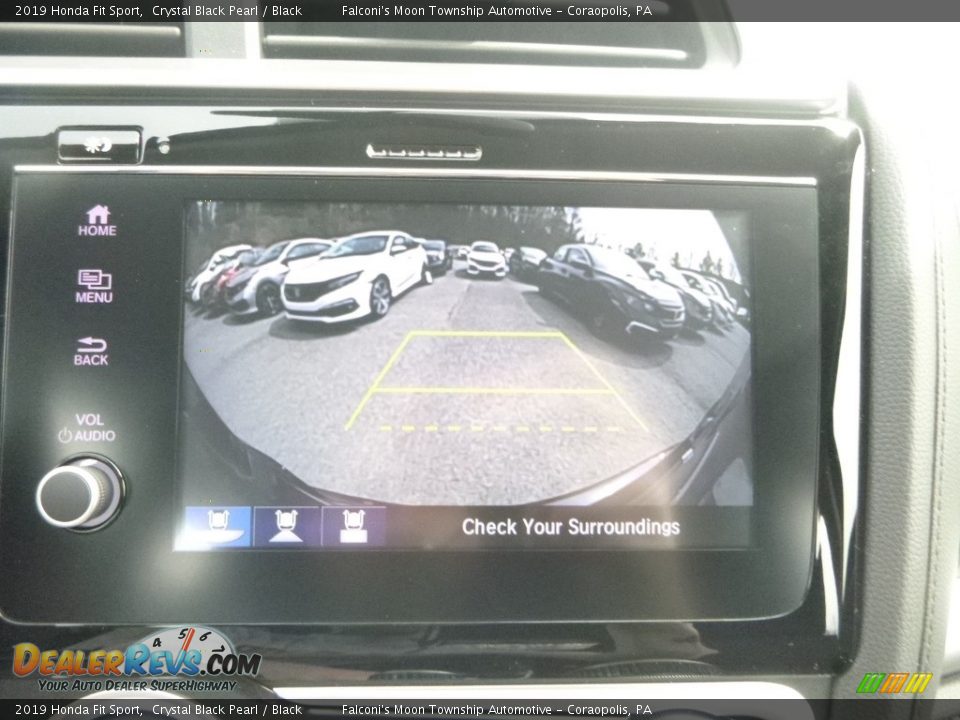 2019 Honda Fit Sport Crystal Black Pearl / Black Photo #15