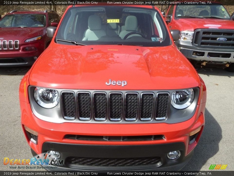 2019 Jeep Renegade Limited 4x4 Colorado Red / Black/Ski Grey Photo #9