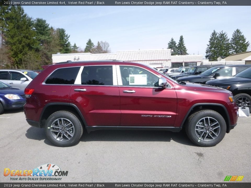 2019 Jeep Grand Cherokee Limited 4x4 Velvet Red Pearl / Black Photo #6