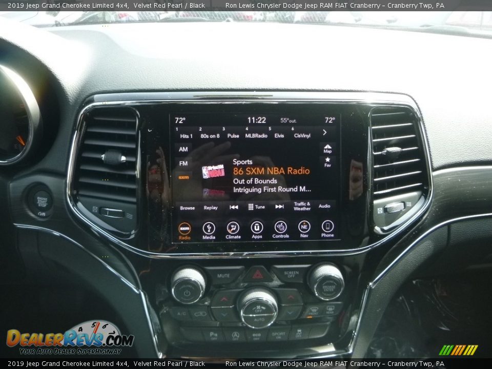 2019 Jeep Grand Cherokee Limited 4x4 Velvet Red Pearl / Black Photo #16