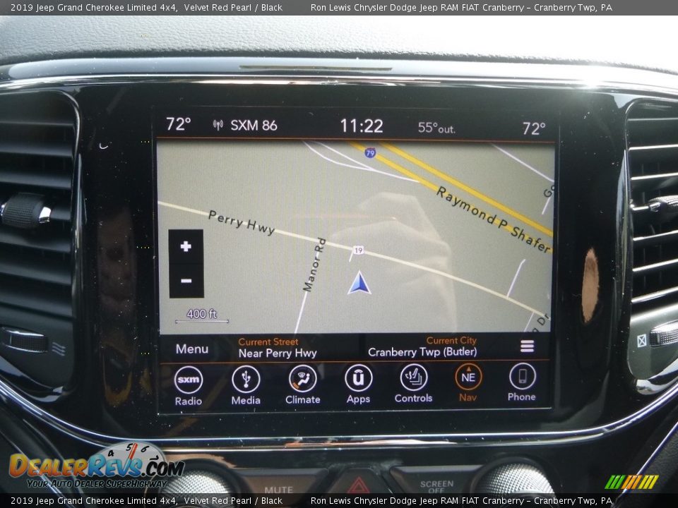 2019 Jeep Grand Cherokee Limited 4x4 Velvet Red Pearl / Black Photo #17