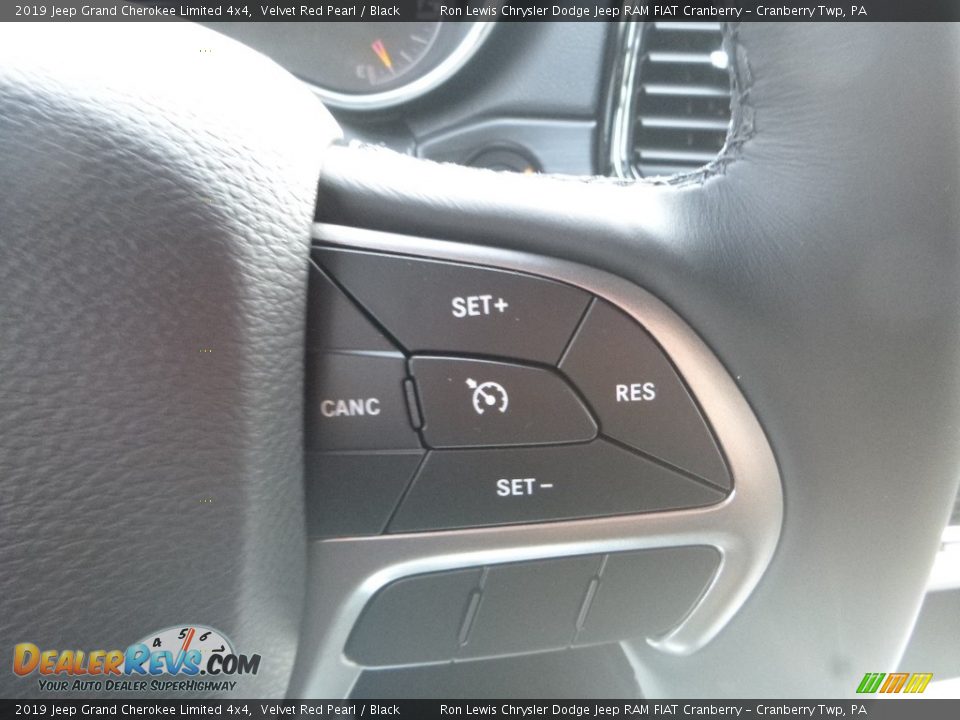 2019 Jeep Grand Cherokee Limited 4x4 Velvet Red Pearl / Black Photo #19