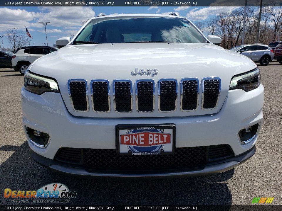 2019 Jeep Cherokee Limited 4x4 Bright White / Black/Ski Grey Photo #2