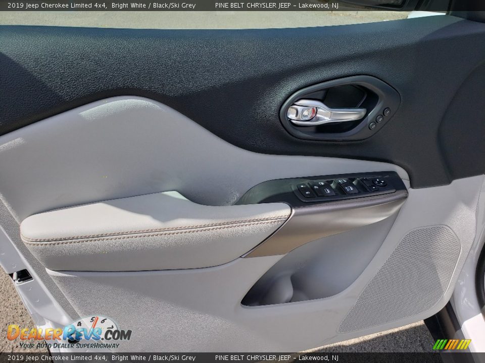 2019 Jeep Cherokee Limited 4x4 Bright White / Black/Ski Grey Photo #8