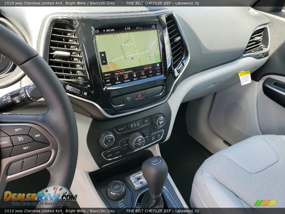 2019 Jeep Cherokee Limited 4x4 Bright White / Black/Ski Grey Photo #10
