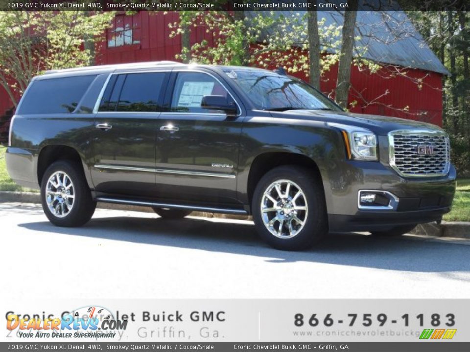 2019 GMC Yukon XL Denali 4WD Smokey Quartz Metallic / Cocoa/Shale Photo #1