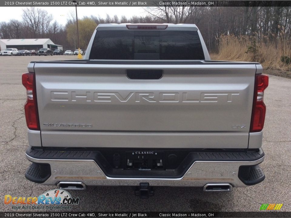 2019 Chevrolet Silverado 1500 LTZ Crew Cab 4WD Silver Ice Metallic / Jet Black Photo #5