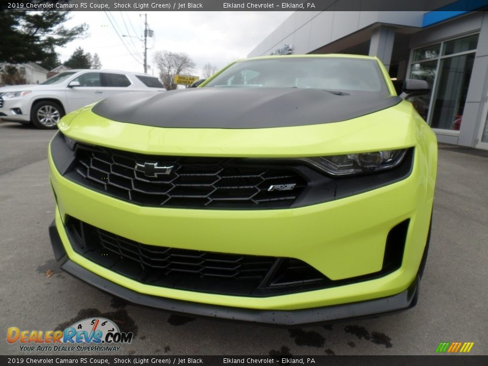 2019 Chevrolet Camaro RS Coupe Shock (Light Green) / Jet Black Photo #5