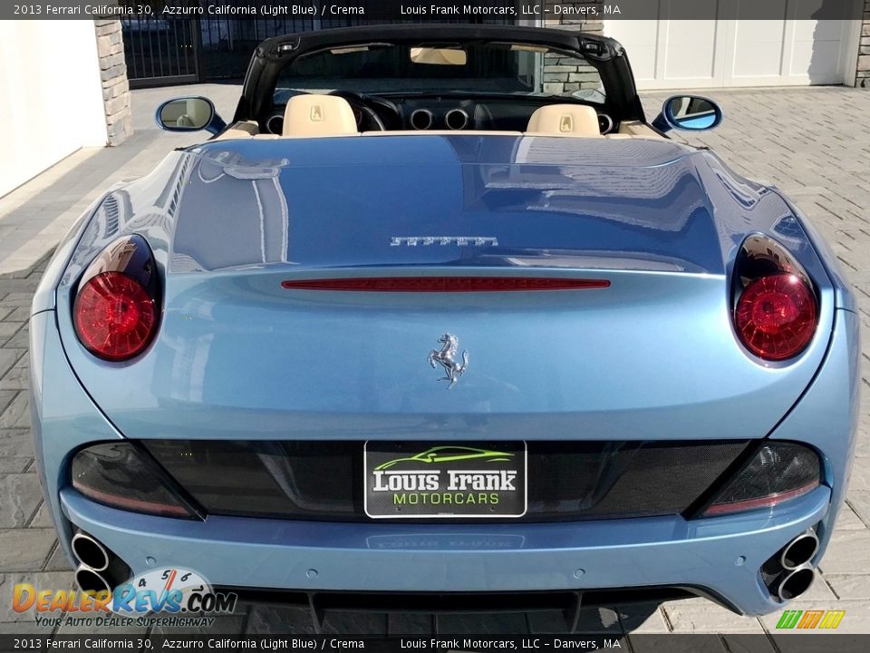 2013 Ferrari California 30 Azzurro California (Light Blue) / Crema Photo #8