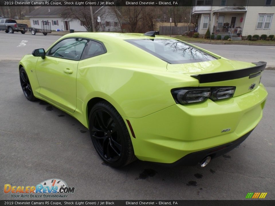 2019 Chevrolet Camaro RS Coupe Shock (Light Green) / Jet Black Photo #10