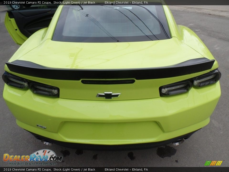 2019 Chevrolet Camaro RS Coupe Shock (Light Green) / Jet Black Photo #20