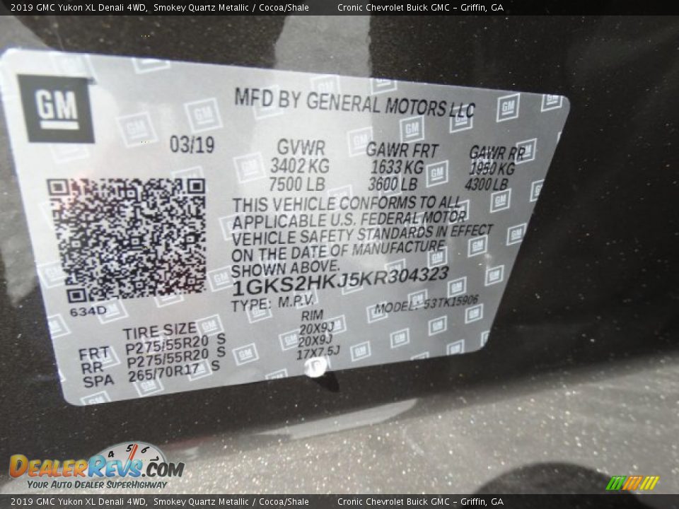 2019 GMC Yukon XL Denali 4WD Smokey Quartz Metallic / Cocoa/Shale Photo #35