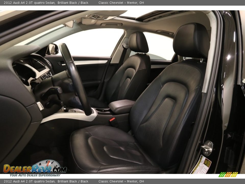 2012 Audi A4 2.0T quattro Sedan Brilliant Black / Black Photo #5