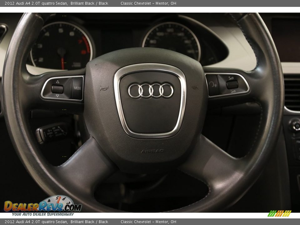 2012 Audi A4 2.0T quattro Sedan Brilliant Black / Black Photo #7