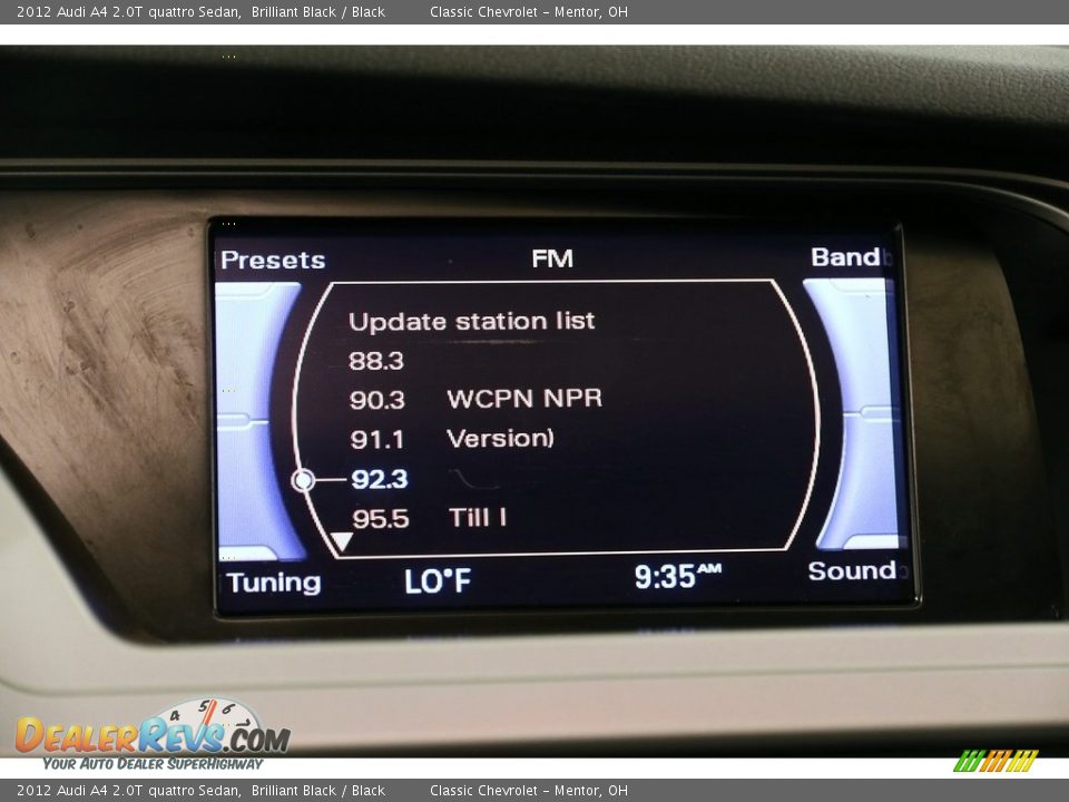 2012 Audi A4 2.0T quattro Sedan Brilliant Black / Black Photo #11
