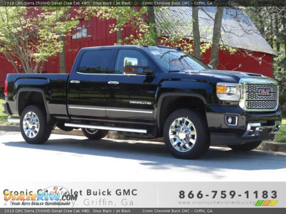 2019 GMC Sierra 2500HD Denali Crew Cab 4WD Onyx Black / Jet Black Photo #1