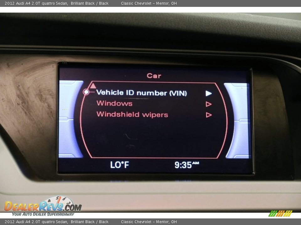 2012 Audi A4 2.0T quattro Sedan Brilliant Black / Black Photo #14