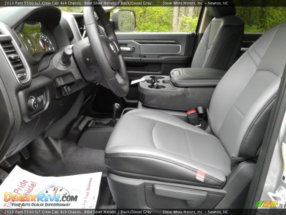 Black/Diesel Gray Interior - 2019 Ram 5500 SLT Crew Cab 4x4 Chassis Photo #8