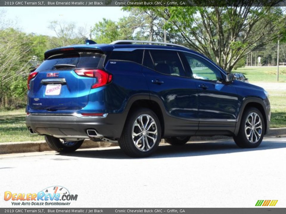 2019 GMC Terrain SLT Blue Emerald Metallic / Jet Black Photo #4
