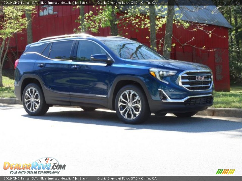 2019 GMC Terrain SLT Blue Emerald Metallic / Jet Black Photo #20