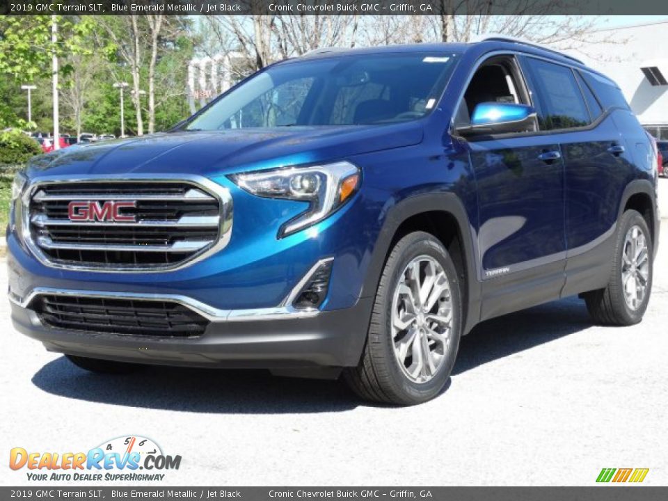 2019 GMC Terrain SLT Blue Emerald Metallic / Jet Black Photo #24