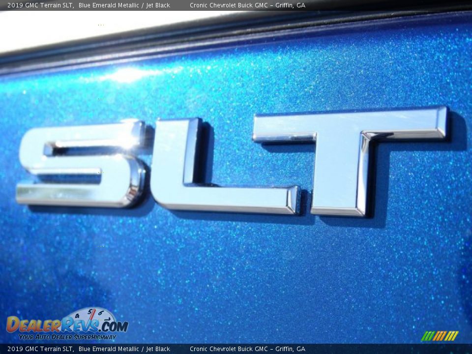 2019 GMC Terrain SLT Blue Emerald Metallic / Jet Black Photo #28