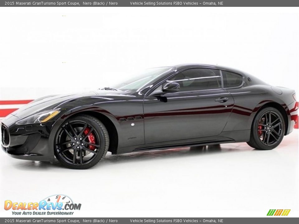 2015 Maserati GranTurismo Sport Coupe Nero (Black) / Nero Photo #1