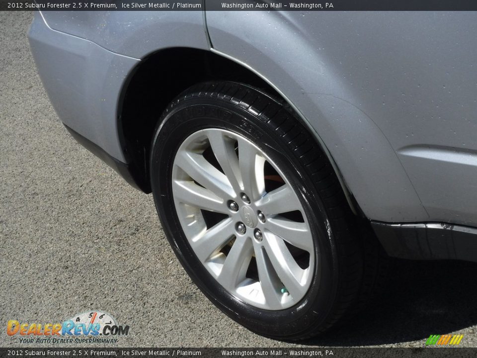2012 Subaru Forester 2.5 X Premium Ice Silver Metallic / Platinum Photo #3