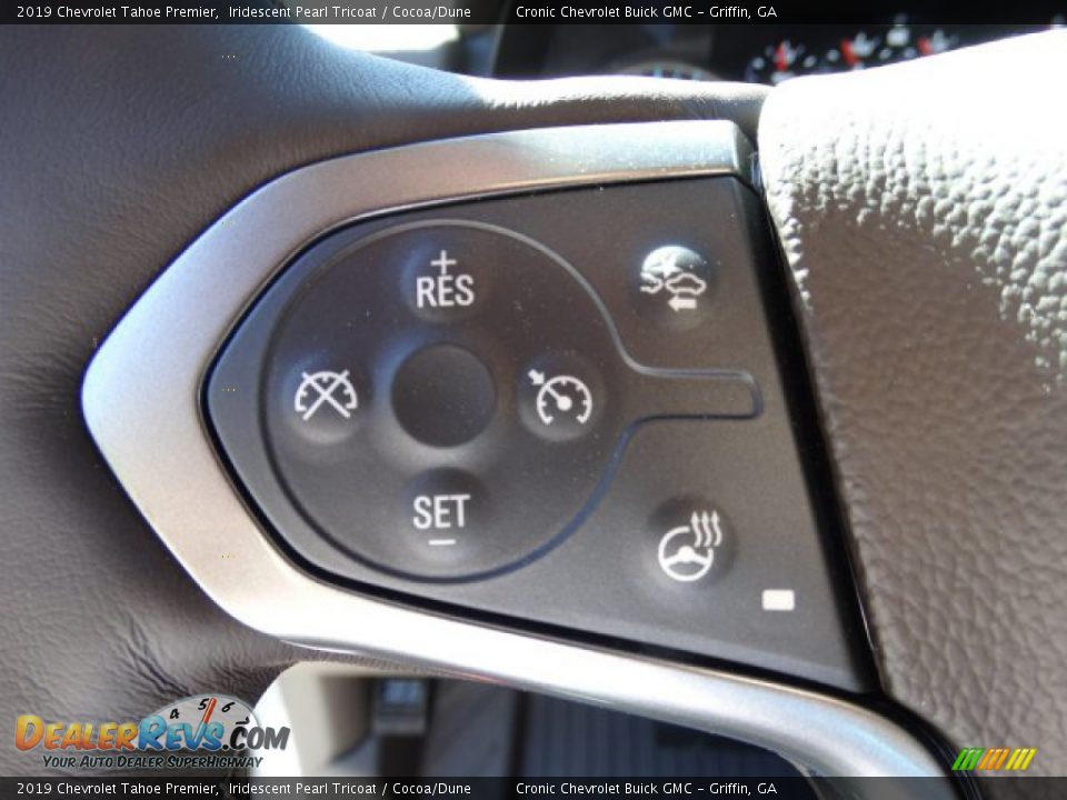 2019 Chevrolet Tahoe Premier Iridescent Pearl Tricoat / Cocoa/Dune Photo #17