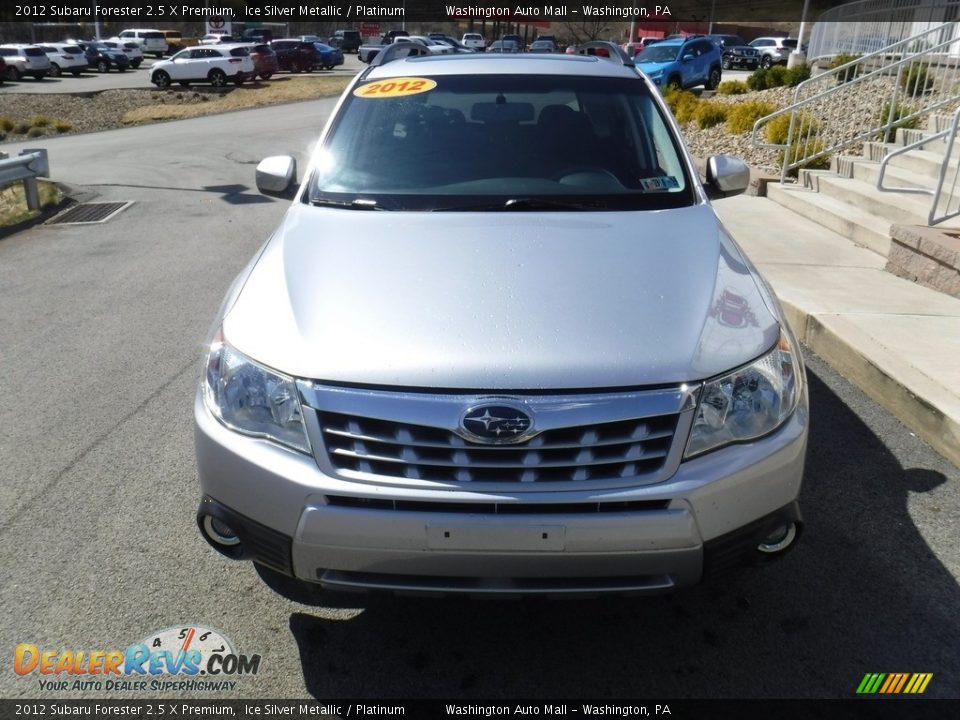 2012 Subaru Forester 2.5 X Premium Ice Silver Metallic / Platinum Photo #5