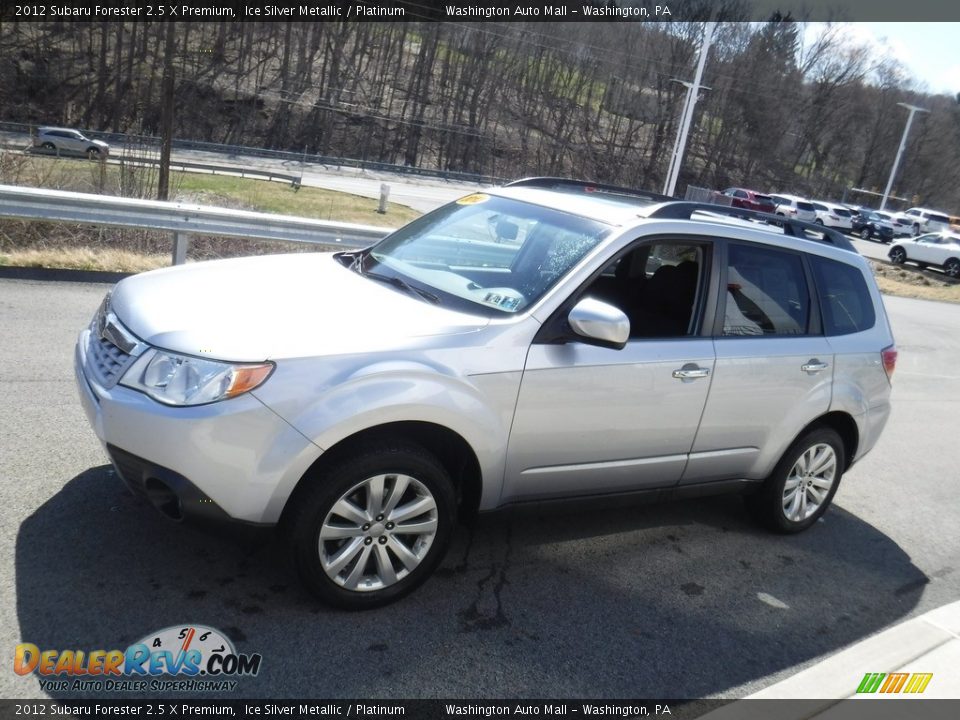 2012 Subaru Forester 2.5 X Premium Ice Silver Metallic / Platinum Photo #6