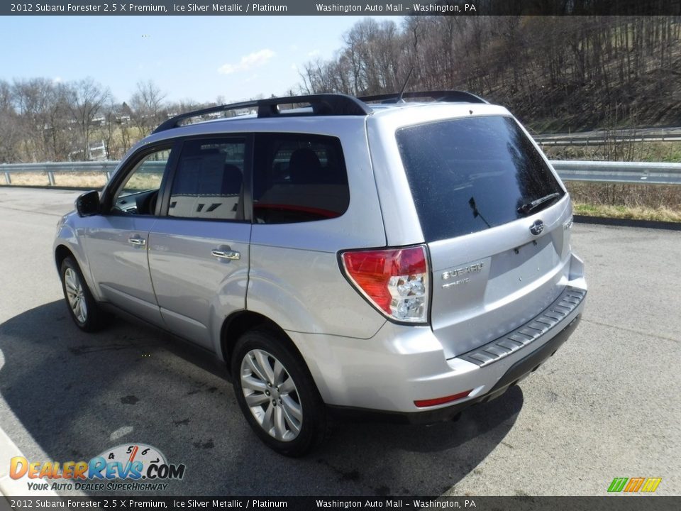 2012 Subaru Forester 2.5 X Premium Ice Silver Metallic / Platinum Photo #7