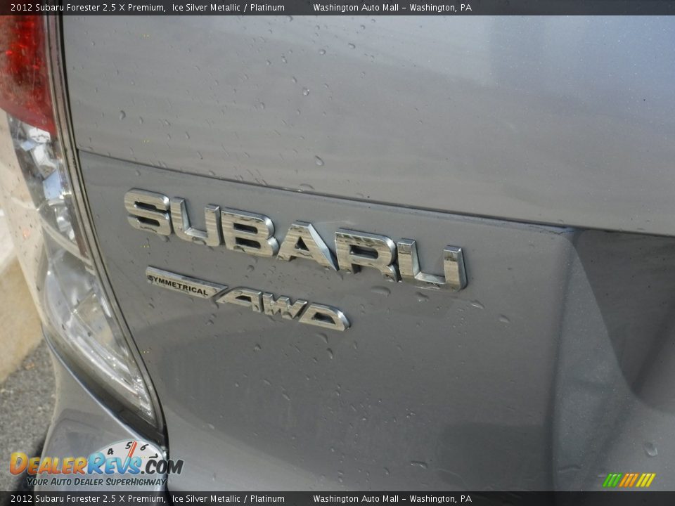 2012 Subaru Forester 2.5 X Premium Ice Silver Metallic / Platinum Photo #9