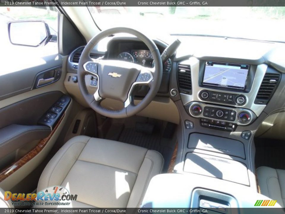 2019 Chevrolet Tahoe Premier Iridescent Pearl Tricoat / Cocoa/Dune Photo #27