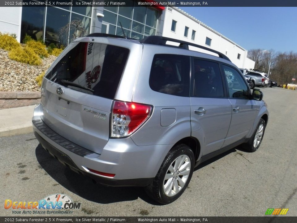 2012 Subaru Forester 2.5 X Premium Ice Silver Metallic / Platinum Photo #11